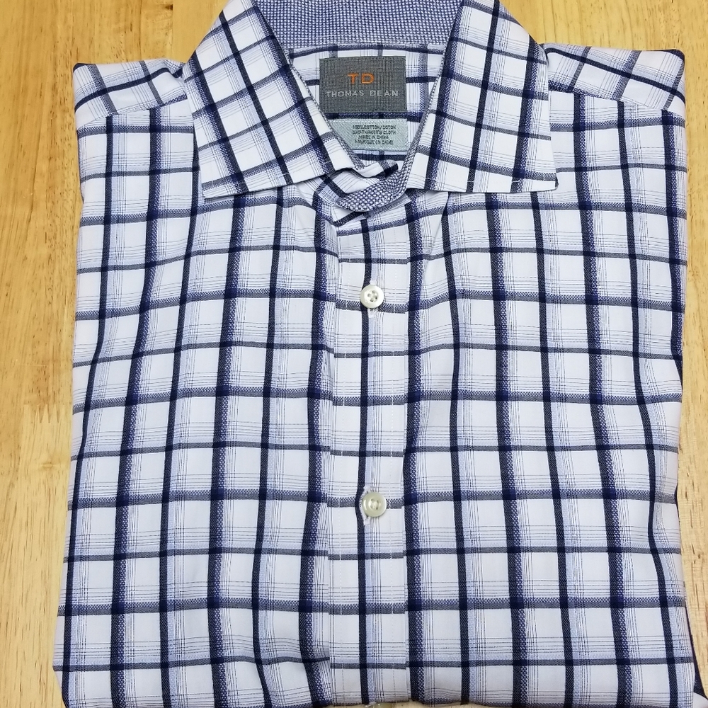 Mens Shirt Thomas Dean Size L